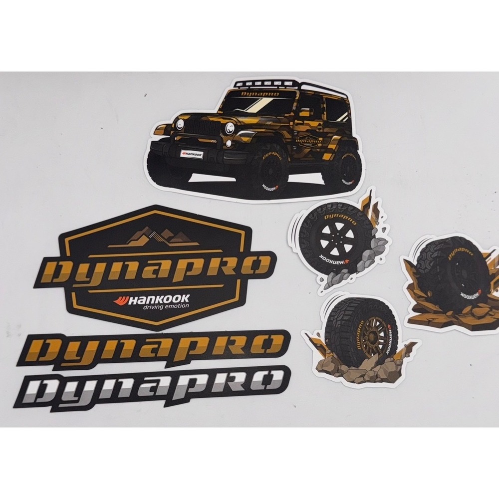 Hankook Dynapro Limited Edition Sticker Pack Vol 3 Off-Road 4x4 Decals 7pc New